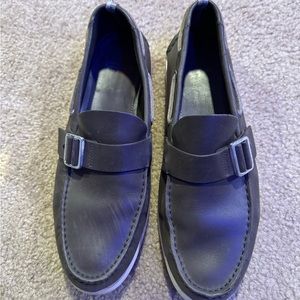 Beautiful Ferragamo boat shoes USA size 9.5 Gray color